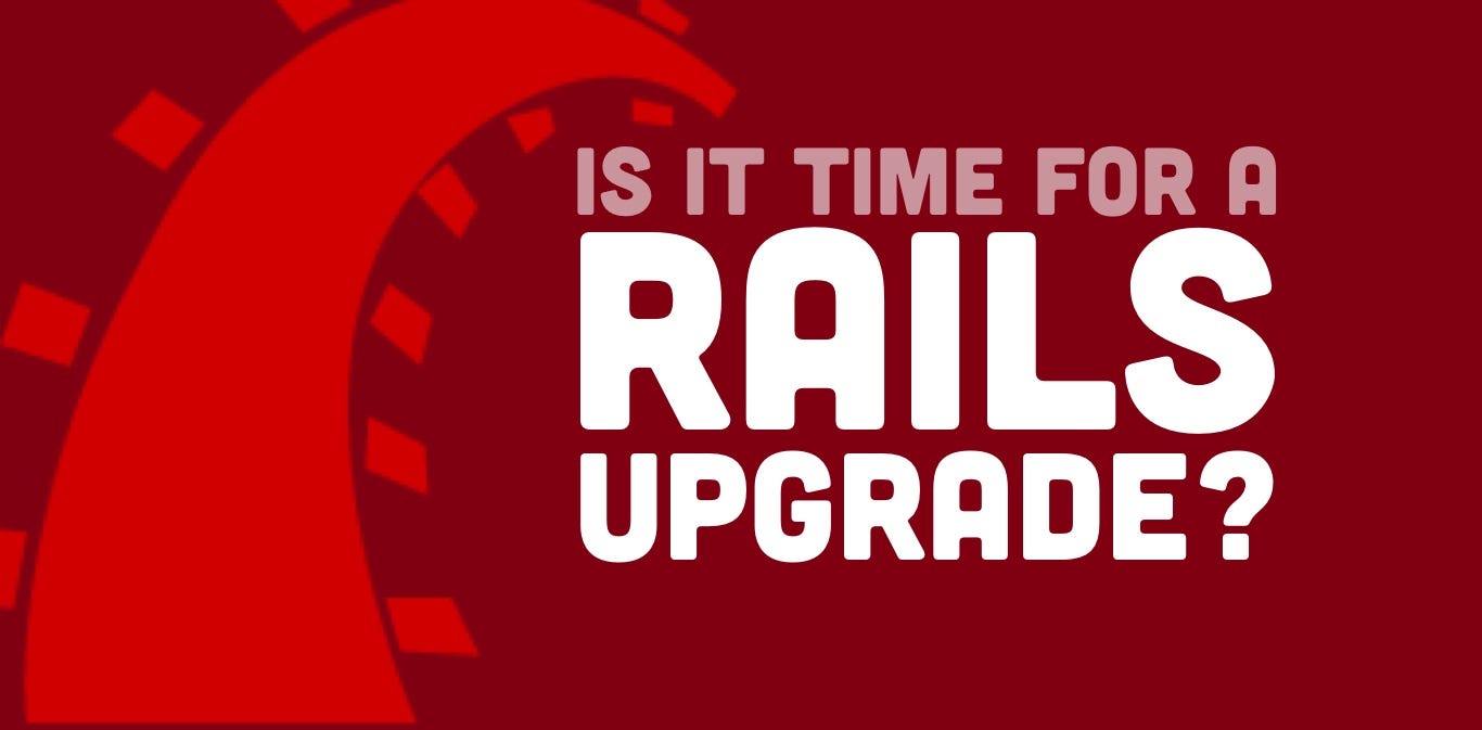 Ruby on Rails Upgrade Illustration